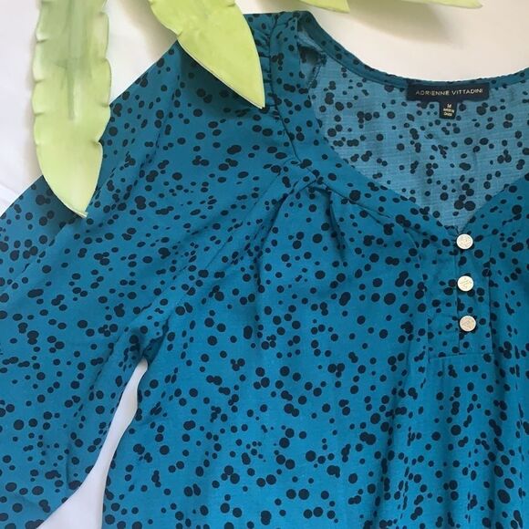 𝅺⭐️ADRIENNE Vitaddini 3/4 Polka Dot Blouse⭐️ - Picture 7 of 14